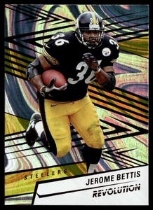 2025 Panini Revolution Red Swirl Jerome Bettis Pittsburgh Steelers #32 - Picture 1 of 2