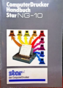 COMMODORE 64/128 -- STAR NG-10 COMPUTERDRUCKER HANDBU (STAR - MANUAL) #2DE - Picture 1 of 2