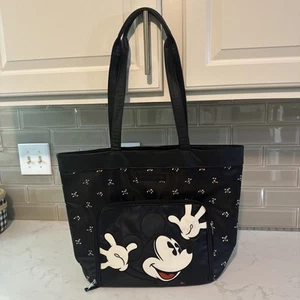 Disney Parks Mickey Mouse Timeless Tote Bag Damen Urlaub Reise Tragen Schwarz - Bild 1 von 16