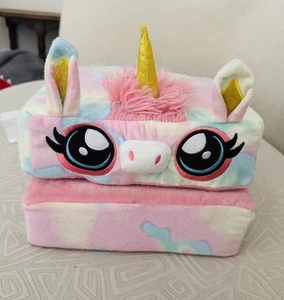 Pillow Cube Kid Cubes Rainbow Unicorn Toddler Pillow 2-In-1 Fun Plush Comfy - Picture 1 of 7