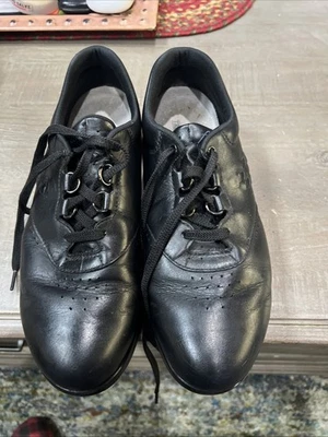 SAS womens FREETIME oxford loafers black walking shoes 9M shoe comfort - Image 1 of 4