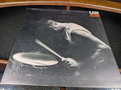 U2 - Desire - UK 12" Vinyl Single 12IS400 1988 - Image 1 of 4