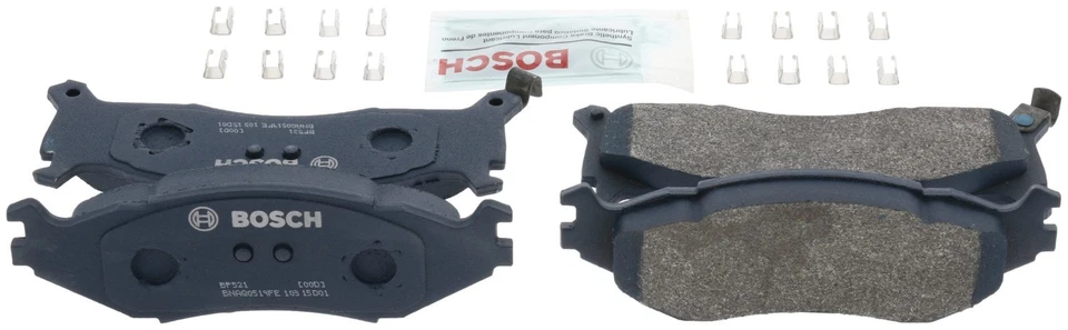 Juego de pastillas de freno de disco delanteras Bosch BP521 para Dodge Caravan Shadow Dynasty 90-95 Foto 1 de 4