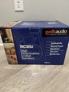 *NUEVO* Altavoces Polk Audio RC85i 2 Vías Premium en Pared 8" (Par) Wow Envío Rápido - Imagen 1 de 7