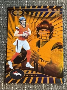 2024 Panini Illusions - Bo Nix #22 Trophy Collection Orange (RC) - Picture 1 of 2