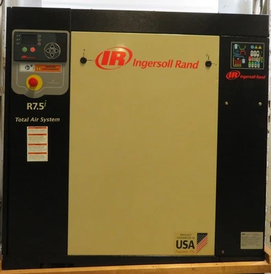 Compresor de tornillo rotativo sistema de aire total Ingersoll Rand R7.5i-A135-TAS USADO Foto 1 de 4