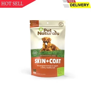 Pet Naturals Skin and Coat for Dogs with Dry, Itchy and Irritated Skin, 30 Ch... - Picture 1 of 5