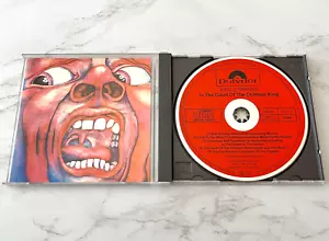 King Crimson In The Court Of Crimson King CD TARGET ERA! WEST GERMANY RED FACE! - Picture 1 of 5