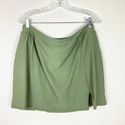 Traje de baño Skort Old Navy para mujer nuevo con etiquetas talla 2X verde elástico Foto 1 de 4