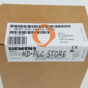 1Pcs New SIEMENS S7-300 CPU 315-2DP 6ES7315-2AF03-0AB0 2AFO3-OABO - Picture 1 of 4