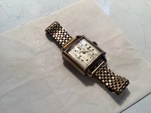 VINTAGE MENS COLONIAL W/ FAUX DIAMOND DIAL WORKING - Picture 1 of 8