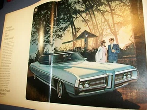 1969 Pontiac Bonneville Large-Mag 2-pg Autoanzeige - "The Great Break Away!" - Bild 1 von 1