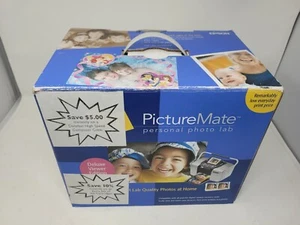 Epson PictureMate Deluxe 500 B351a Open Box Complete W/ Extra Photo Paper - Picture 1 of 3