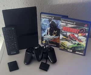 Sony Playstation 2 Konsole Slim Set - Tekken 4 Burnout 2 (SCPH-70001) - Bild 1 von 5