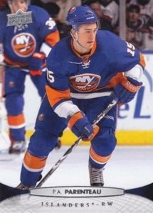 #82 Pierre Parenteau - New York Islanders - 2011-12 Upper Deck Hockey