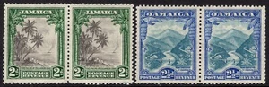 JAMAICA 1932 PICTORIAL 2d & 2½d, SG 111/112, MINT NH PAIRS, CAT. £95 - Picture 1 of 2