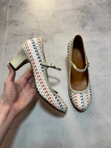 Zapatos para mujer Chie Mihara de cuero con plataforma blancos talla EU 38 / US 7.5 / UK 5 - Imagen 1 de 12
