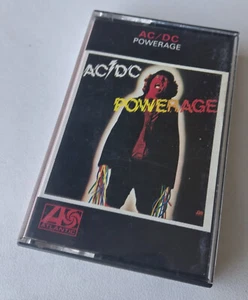 AC/DC - POWERAGE (ATLANTIC K450483) 1978 UK CASSETTE TAPE HARD ROCK ACDC - Picture 1 of 4