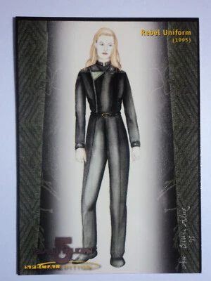 1997 BABYLON 5 SPECIAL EDITION - B5 COSTUME CARD - C10 - REBEL UNIFORM (1995) - Image 1 of 4