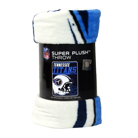 TENNESSEE TITANS SUPER SOFT PLUSH BLANKET THROW NFL NWT NEW Cover