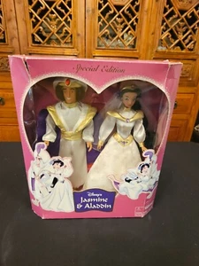 NOS Disney's Special Edition Princess Jasmine & Aladdin Barbie Doll Set 88083 - Picture 1 of 8