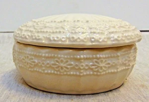 Caja de baratija ovalada exclusiva de marca G Z Lefton 1999 #13009 - Imagen 1 de 6