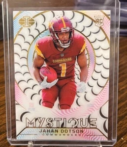 2022 Panini Illusions š„JAHAN DOTSONš„PATCH, MYSTIQUE, BASE RC!!! Commodores!!! - Picture 1 of 3