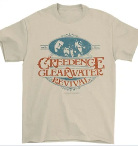 Vintage Creedence Clearwater Revisited Band T Shirt size S-34XL UM364 - Picture 1 of 3