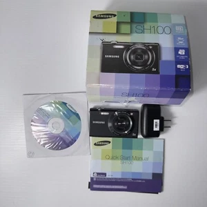 Samsung SH100 14.2MP 5x Wi-Fi Digital Camera with battery No Charger TM - Picture 1 of 7