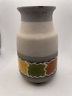 Bay Keramik West German 1960s Pottery Textured Vase Bodo Mans Design MCM
