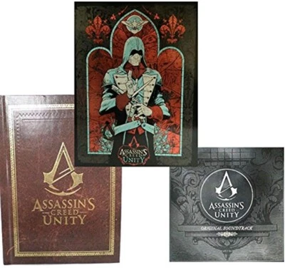 ASSASSIN'S CREED: ЕДИНСТВО КОМПЛЕКТ STEELBOOK, ХУДОЖЕСТВЕННАЯ КНИГА И ОРИГИНАЛЬНЫЙ САУНДТРЕК ** НОВЫЙ - Изображение 1 из 2