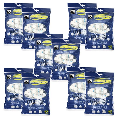 Summits Point 1000 шт. Волшебное Полотенце Сжатое Полотенце Ткань для Монет - Просто добавьте воду - Изображение 1 из 4