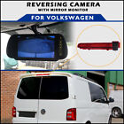 Volkswagen T5/T6 Twin Door Genuine Brake Light Reversing Camera+7"Mirror Monitor