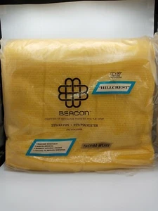 VTG NIP 100% Hillcrest Blanket 72 x 90 Beacon Capri yellow Therma Weave USA - Picture 1 of 4