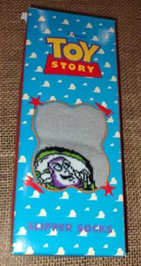 Disney TOY STORY Buzz Lightyear Slipper Socks 1995 movie NEW handcraft Christmas - Picture 1 of 6
