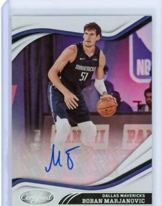 2020-21 Panini Certified Basketball Autograph #CS-BBM Boban Marjanovic - Picture 1 of 2