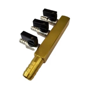 SUPERFISH BRASS 3 WAY 8MM KOI AIR PUMP MANIFOLD. MUJIMONO KOI - Picture 1 of 2