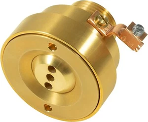 New Swimming Pool Spa Brass Deck Jet Fountain Nozzle 3 Hole Jet Nozzle - Picture 1 of 9