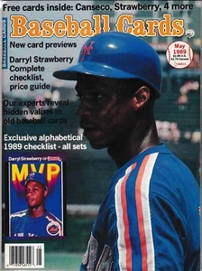 DARRYL FRESA EN LA PORTADA DE MAYO DE 1989 EDICIÓN DE LA REVISTA DE TARJETAS DE BÉISBOL +6 TARJETAS - Imagen 1 de 1