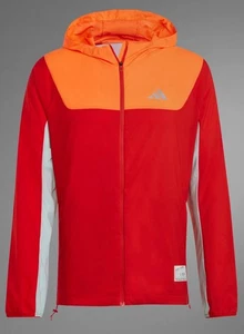 Adidas New York City Giacca da Corsa Riflettente Arancione Uomo Large IW9232 Nuova - Foto 1 di 13