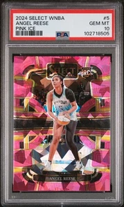 2024 PANINI SELECT WNBA PINK ICE #5 ANGEL REESE PSA 10 - Picture 1 of 2