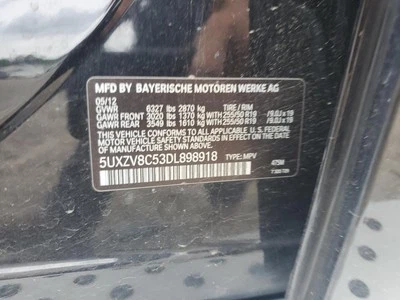 Used Engine Coolant Reservoir fits: 2013 Bmw X5 intercooler Base Grade A - Image 1 of 4