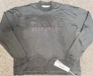 Essentials Fear Of God Long Sleeve T-shirt Kids Size 10 NWT - Picture 1 of 8