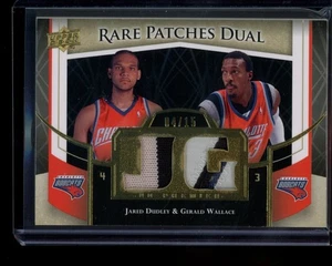 Jared Dudley Gerald Wallace 2007 UD Premier Gold Spectrum /15 Rookie Dual Patch - Bild 1 von 3