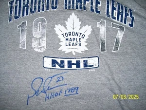 Toronto Maple Leafs Darryl Sittler HHOF 1989 Autograph Size 5XL New with Tags - Picture 1 of 2