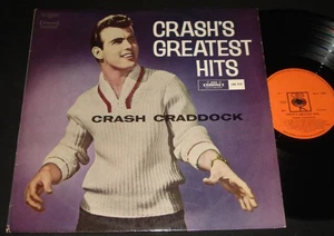 CRASH CRADDOCK – CRASH'S GREATEST HITS AUSSIE CBS LP 1960s teen rockabilly - Picture 1 of 2