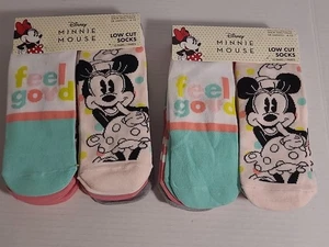 (2) Nuevos calcetines de corte bajo Disney Minnie Mouse para mujer 20 pares multicolores talla 4-10 - Imagen 1 de 5
