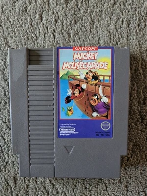 Carrito NES Mickey Mousecapade (Nintendo Entertainment System, 1988). ¡Solo! ¡Funciona! Foto 1 de 3