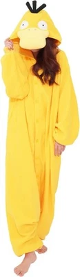 POKEMON Psyduck Sazac Vellón Kigurumi Disfraz Juegos con disfraces Pijama de una pieza Talla única Foto 1 de 4