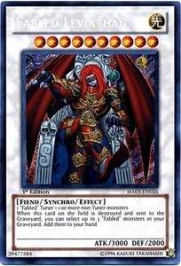 Fabled Leviathan Secret Rare Hidden Arsenal 3 YuGiOh Card - Picture 1 of 1
